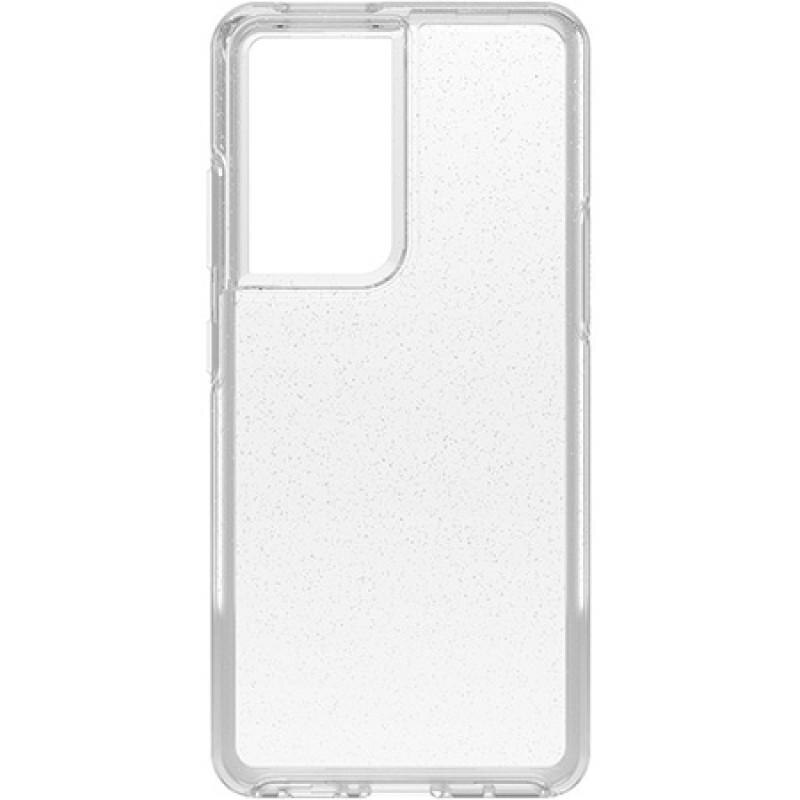 Carcasa antimicrobiana Otterbox Symmetry Clear compatibila cu Samsung Galaxy S21 Ultra Stardust