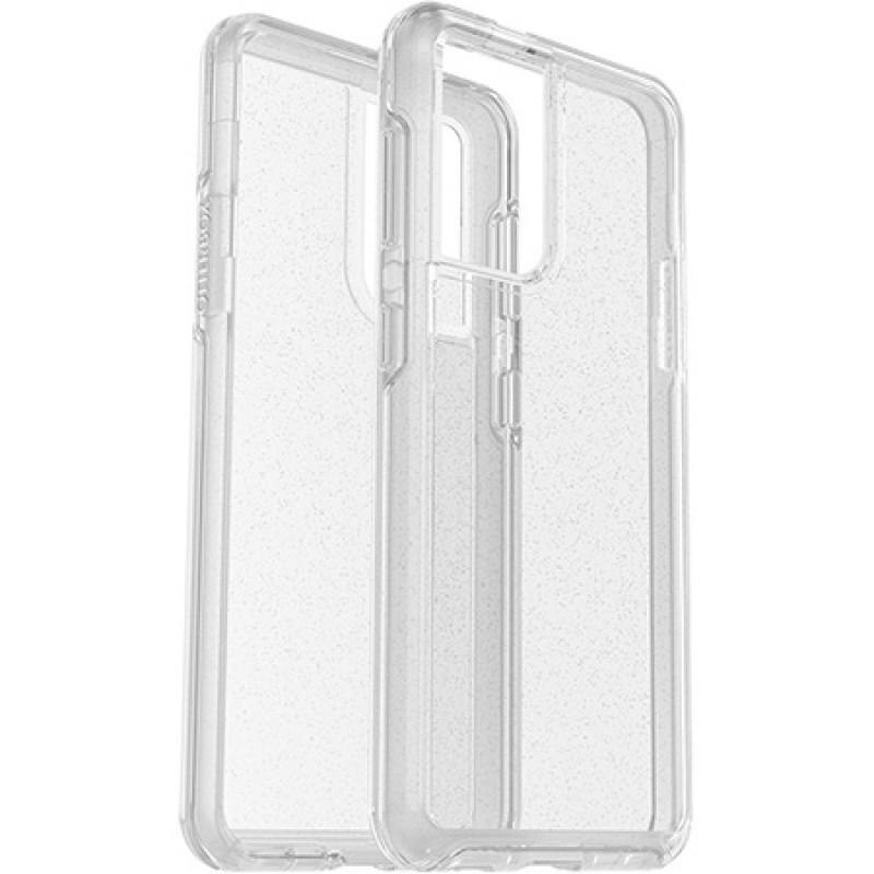 Carcasa antimicrobiana Otterbox Symmetry Clear compatibila cu Samsung Galaxy S21 Stardust
