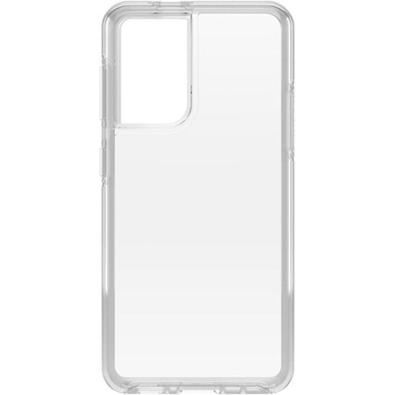Carcasa antimicrobiana Otterbox Symmetry Clear compatibila cu Samsung Galaxy S21 Clear