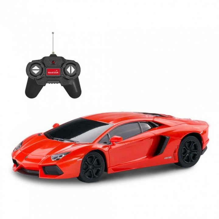 Masinuta Rastar RC - Lamborghini Aventador, rosu 1:24