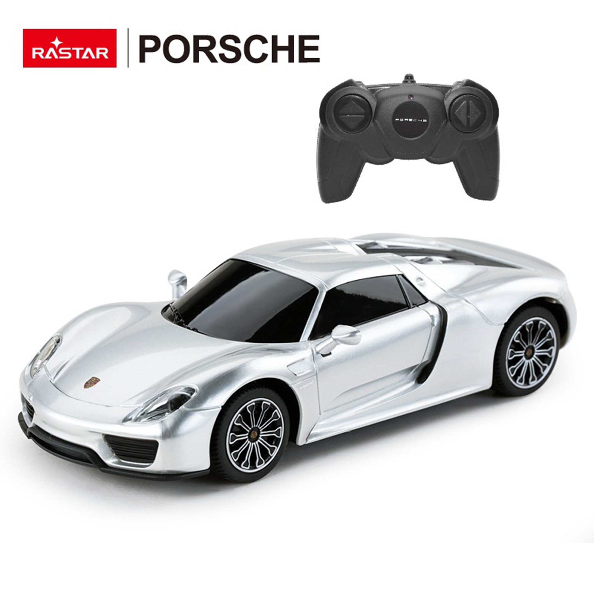 PORSCHE 918 Spyder 1/24 ScaleメタルドライブR/C Amazon.com: RASTAR 1:24 Scale Porsche 918 Spyder RC Toy Car for