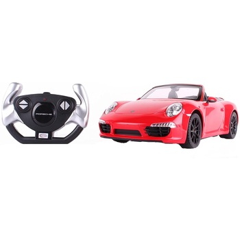 Masinuta Rastar RC - Porsche 911 Carrera S, rosu, 1:12 Masinuta Rastar RC - Porsche 911 Carrera S, rosu, 1:12