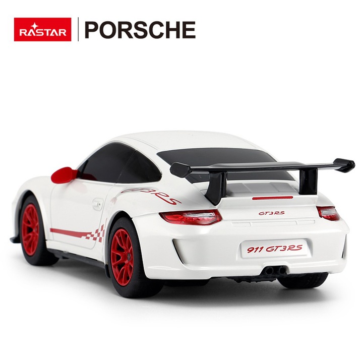 Rastar Játékautó, Távirányítóval, Porsche 911 GT3 RS, 1:24, Fehér