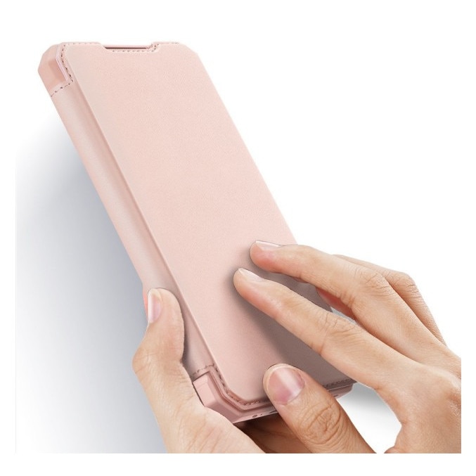 Husa Carte Dux Ducis Skin X pentru Samsung Galaxy A72, Antisoc, Roz