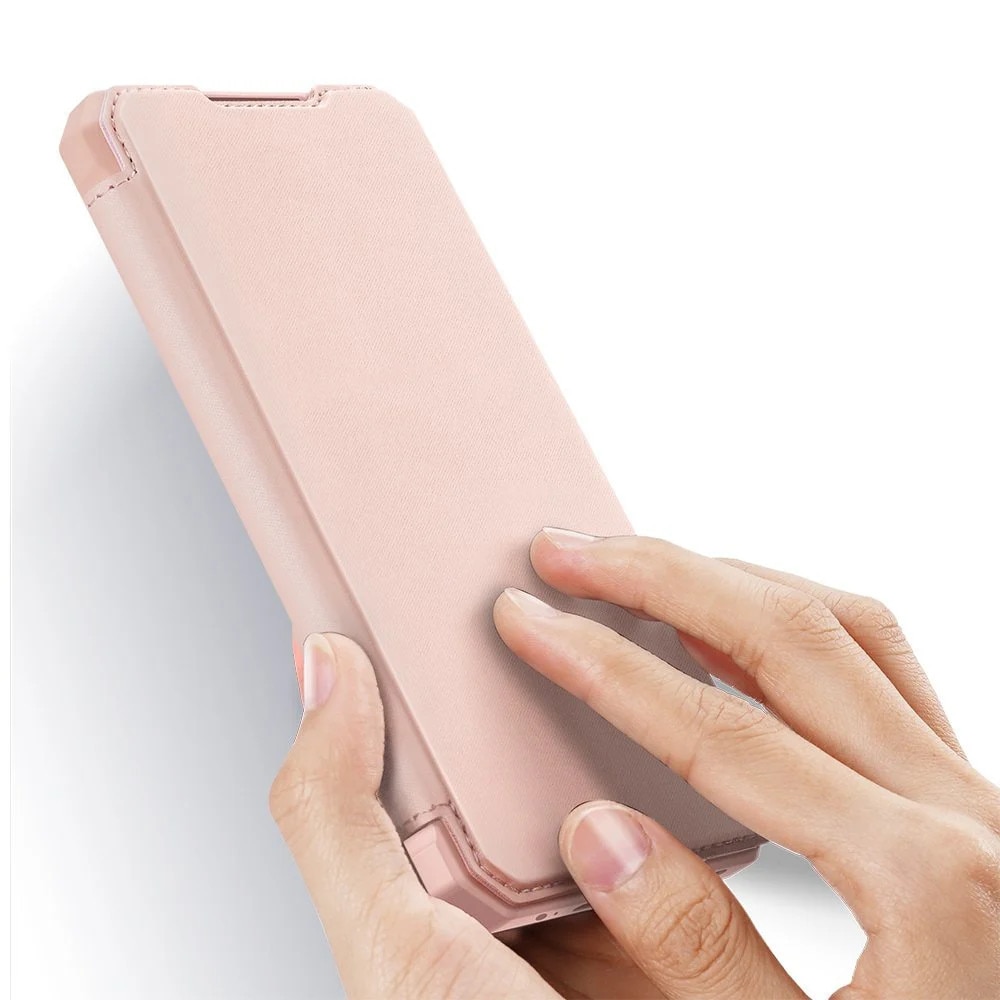 Husa Carte Dux Ducis Skin X pentru Samsung Galaxy A72, Antisoc, Roz