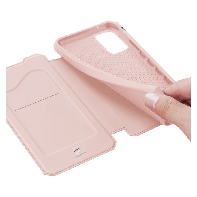Husa Carte Dux Ducis Skin X pentru Samsung Galaxy A72, Antisoc, Roz