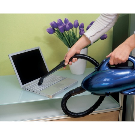 Aspirator de mana Concept VP-1000, 850 W, 2 functii aspirare si suflare , 15 accesorii, capacitate recipient 0,7 L, Albastru