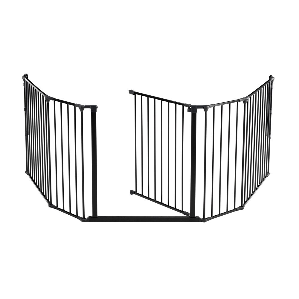 Poarta de siguranta pentru bebelusi Flex XL, Baby Dan, 278 cm, Negru