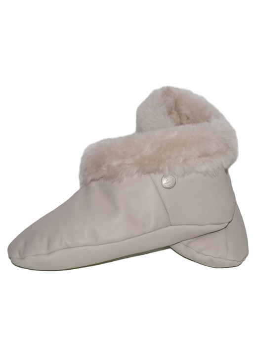 Домашни пантофи Dazoriginal, Естествена кожа, Бежов, 38