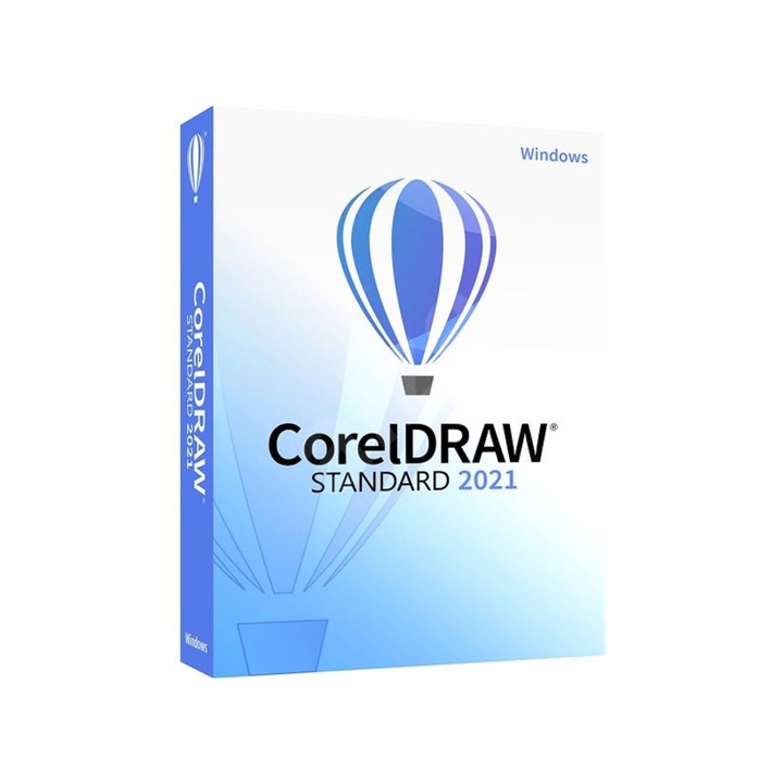 CorelDraw Standard 2021, 1 utilizator, Licenta Permanenta, pentru Windows