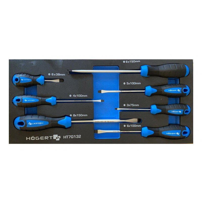 Set 7 surubelnite drepte, Hoegert