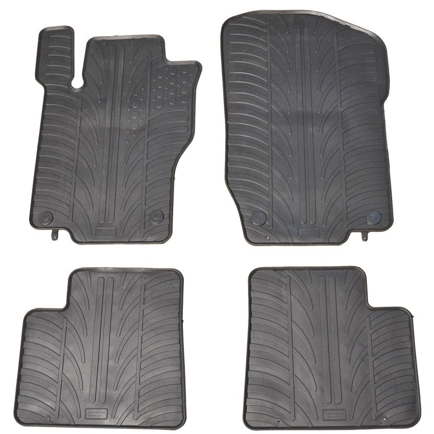 Set covorase Gledring Slovenia, cauciuc, pentru Mercedes ML-Class W164 2005-2011, negru, 4 buc