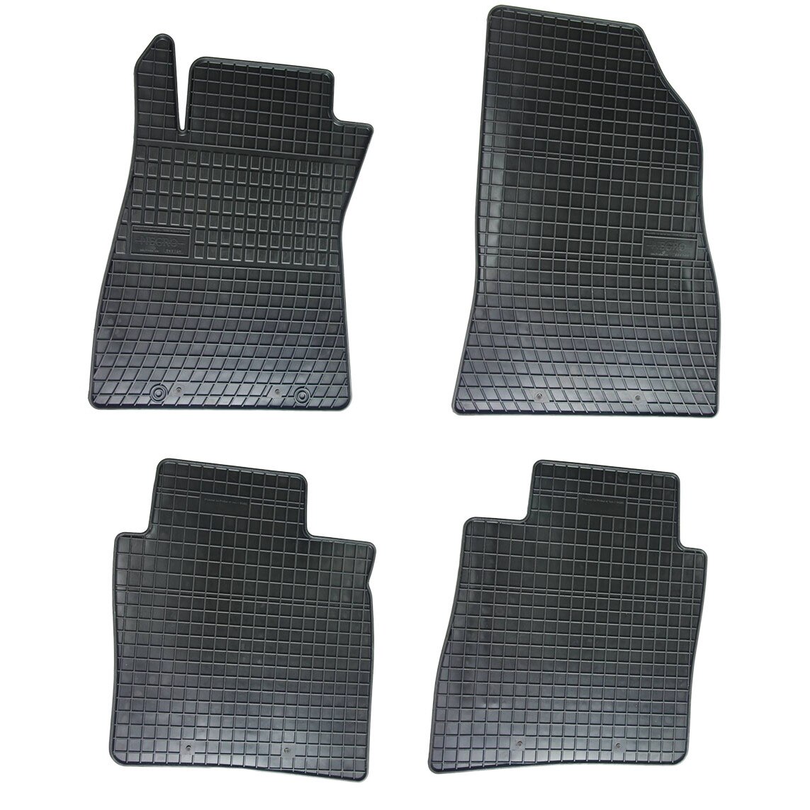 Set covorase AutoLux, cauciuc, pentru Nissan Pulsar 2014-, negru, 4 buc