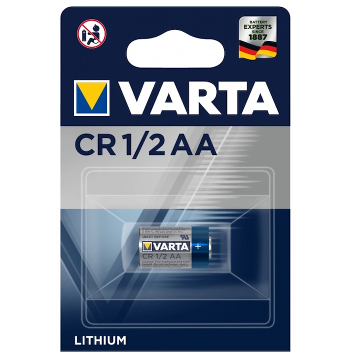 Baterie Varta, Lithium CR1/2AA, 14250, 3 V