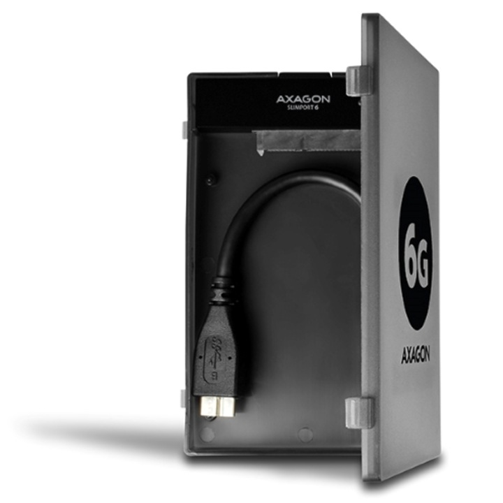 Axagon ADSA-1S6 adapter, USB-SATA adapter, USB 3.0 - SATA 6G UASP külső merevlemez