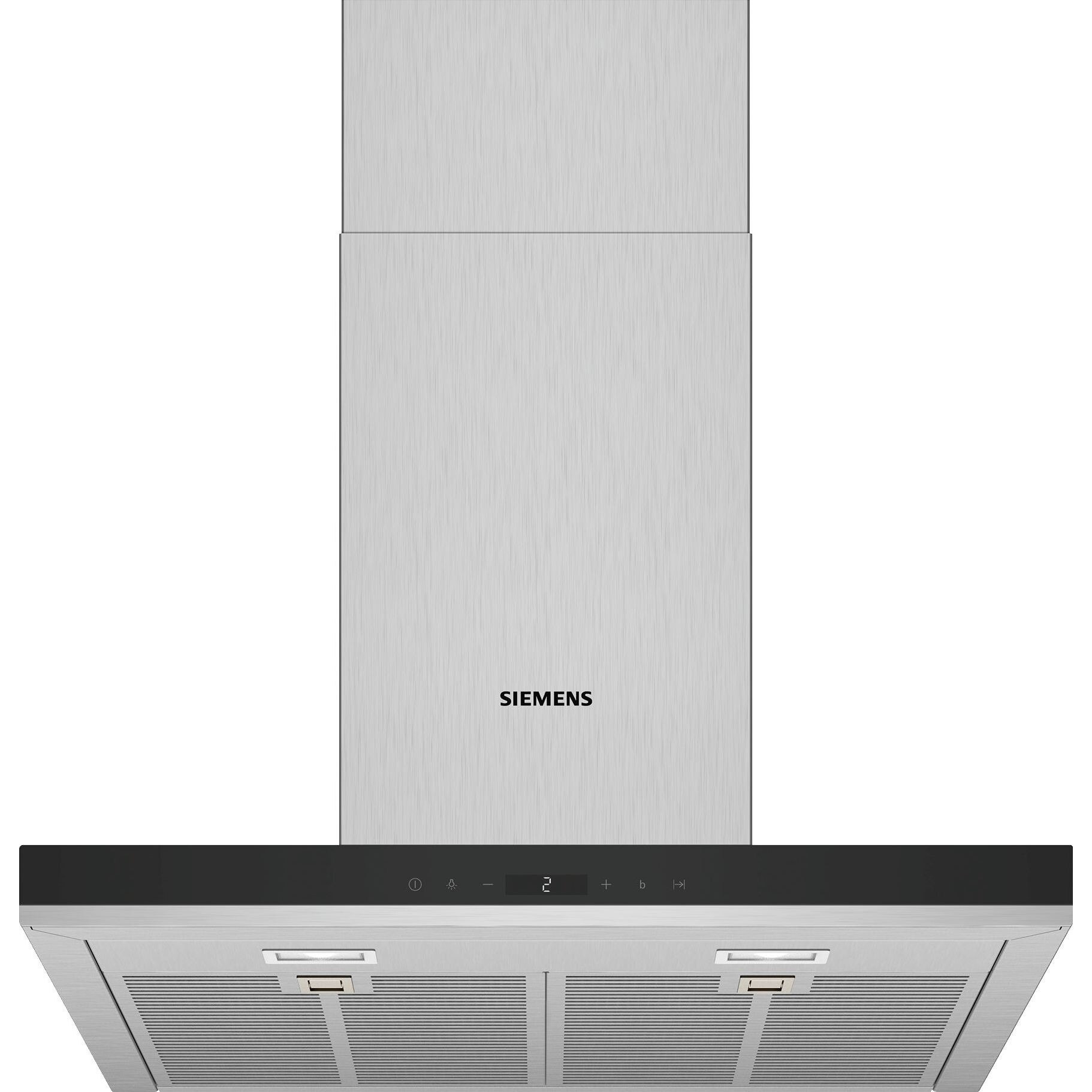 Hota tip insula Siemens LC67BIP50, putere absorbtie 322 mc/h, 1 motor, 60 cm, Inox