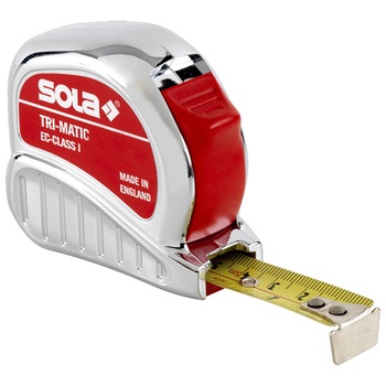 Ruleta SOLA TRI-MATIC TM 3 ME, 3m, clasa de precizie 1, gradatie mm/inch Ruleta SOLA TRI-MATIC TM 3 ME, 3m, clasa de precizie 1, gradatie mm/inch