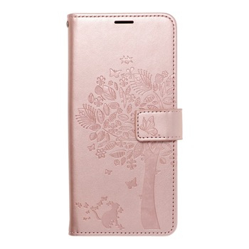 Husa pentru Samsung Galaxy A02s flip case tree rose gold Husa pentru Samsung Galaxy A02s flip case tree rose gold
