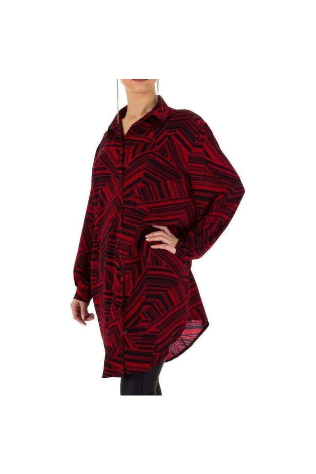 Bluza Voyelles B009 culoare rosu