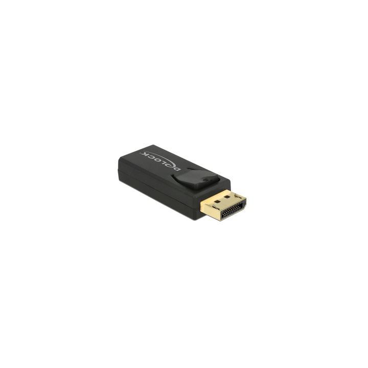 Adaptor Displayport, Delock, Conector de 1.2 mufe, Negru