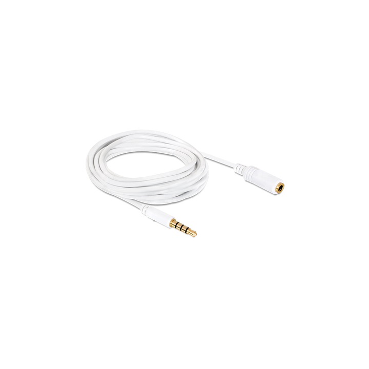 Delock 84483 audio sztereo Jack 3.5 mm apa-anya IPho 4 pin kábel, 3 m