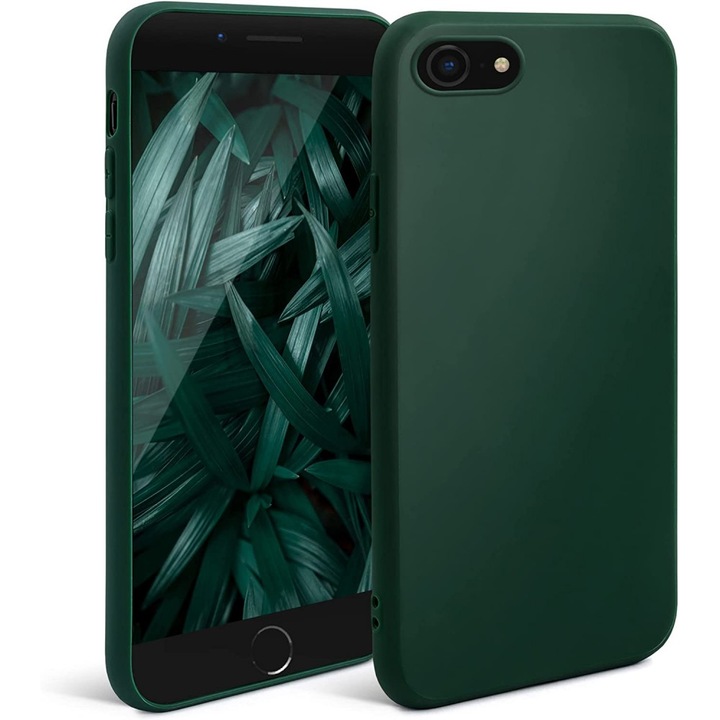 iPhone 7 / 8 / SE 2020 / SE 2022 kompatibilis szilikon hátlaptok, matt, zöld