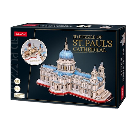 Cubic Fun Catedrala St. Paul — puzzle 3D