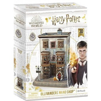 Puzzle 3D Cubic Fun - Harry Potter, Magazin Ollivanders, 66 piese Puzzle 3D Cubic Fun - Harry Potter, Magazin Ollivanders, 66 piese