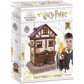 Puzzle 3D Cubic Fun - Harry Potter, Magazin Quality Quidditch, 71 piese Puzzle 3D Cubic Fun - Harry Potter, Magazin Quality Quidditch, 71 piese