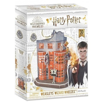 Puzzle 3D Cubic Fun - Harry Potter, Magazin Weasleys, 62 piese Puzzle 3D Cubic Fun - Harry Potter, Magazin Weasleys, 62 piese