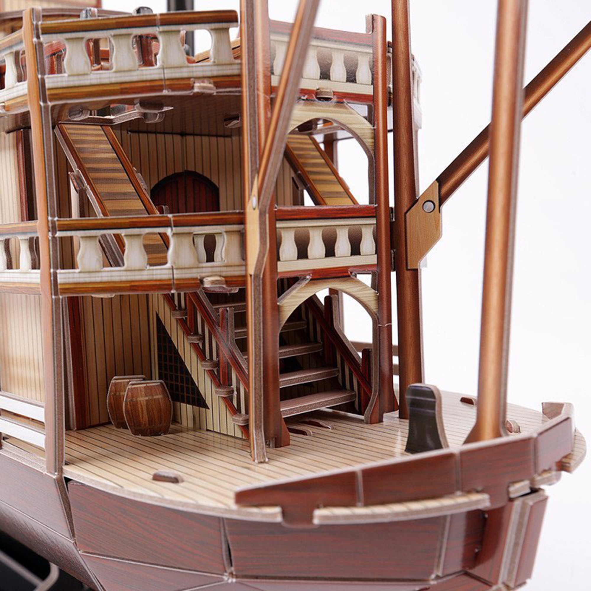 Puzzle 3D Cubic Fun - Nava Mississippi Steamboat, 142 piese - eMAG.ro