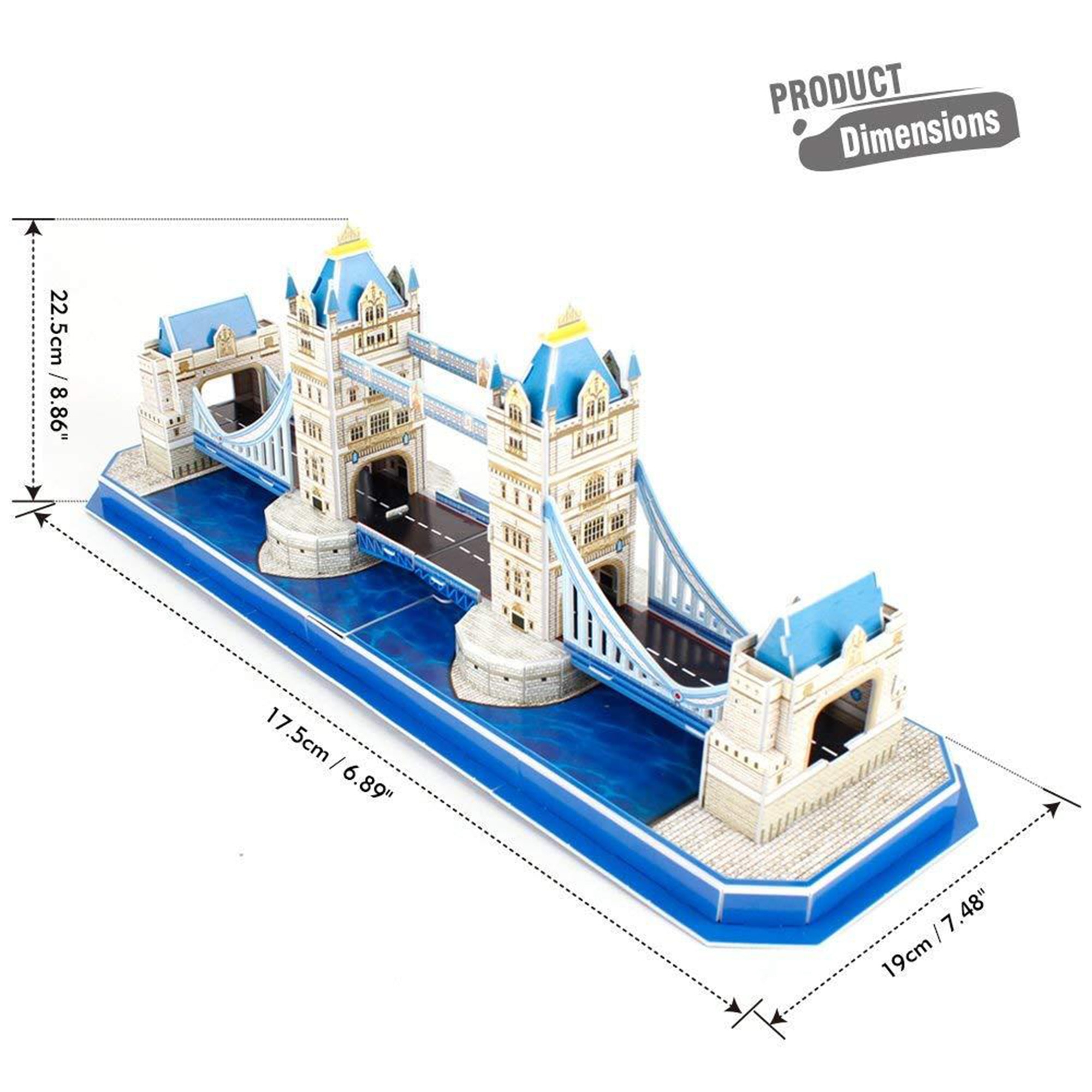 Puzzle 3D Tower Bridge 8+ 40 peças - Vinted