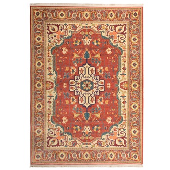 Covor EuCarpet 100628K1 Dimensiune 300x80 cm Design Vintage Rosu Covor EuCarpet 100628K1 Dimensiune 300x80 cm Design Vintage Rosu