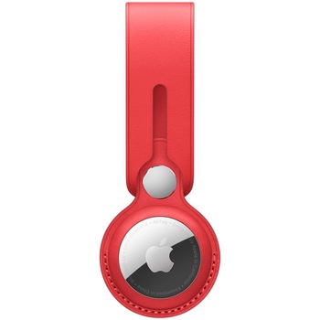 AirTag Apple Leather Loop, Red AirTag Apple Leather Loop, Red