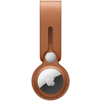 AirTag Apple Leather Loop, Saddle Brown AirTag Apple Leather Loop, Saddle Brown