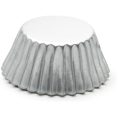 Set mini hartii briose argintiu metalizat, Wilton, 36 bucati