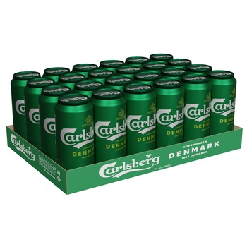 Bere Blonda Carlsberg, Doza, 24 x 0.5l Bere Blonda Carlsberg, Doza, 24 x 0.5l