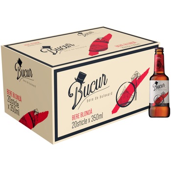 Bere Blonda Bucur, Sticla 20 x 0.35l Bere Blonda Bucur, Sticla 20 x 0.35l