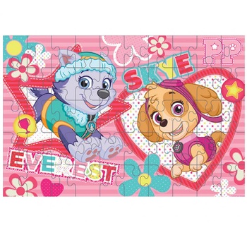 Puzzle Paw Patrol - Skye and Everest , 50 piese , 40 x 29 cm, Multicolor Puzzle Paw Patrol - Skye and Everest , 50 piese , 40 x 29 cm, Multicolor