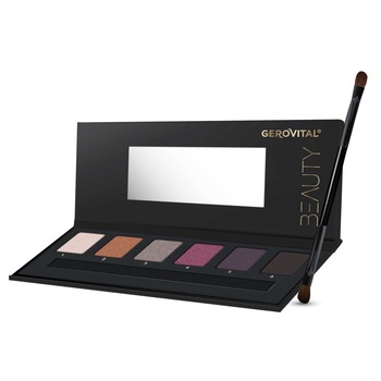 Paleta fard de ochi Gerovital Beauty, Rose, 7.2 g Paleta fard de ochi Gerovital Beauty, Rose, 7.2 g