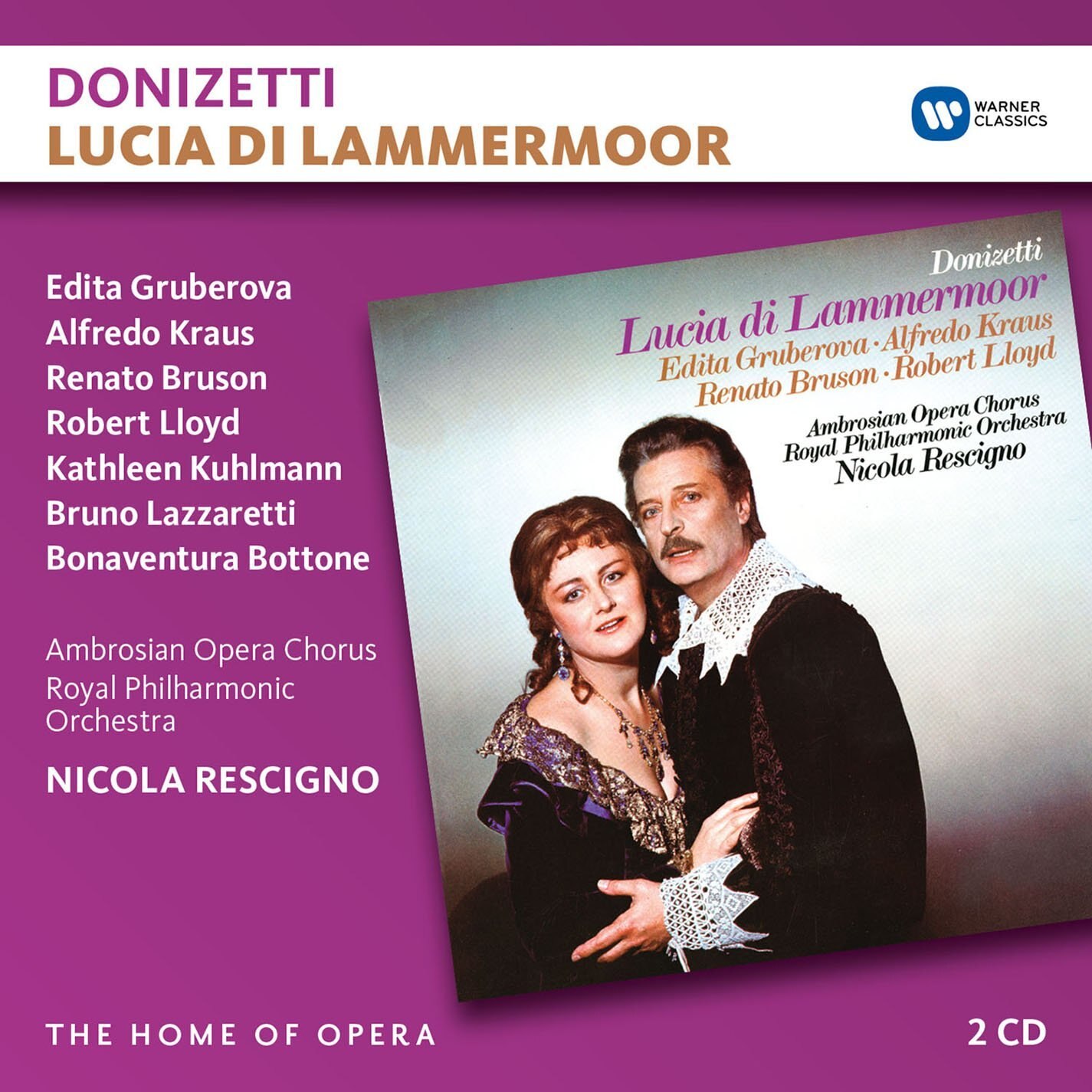 Nicola RescignoEdita GruberovaRenato BrusonAlfredo Kraus - Donizetti: Lucia di Lammermoor - CD
