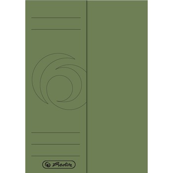 Set 10 dosare A4, carton 320 g/m², de incopciat 1/2, culoare verde olive Set 10 dosare A4, carton 320 g/m², de incopciat 1/2, culoare verde olive