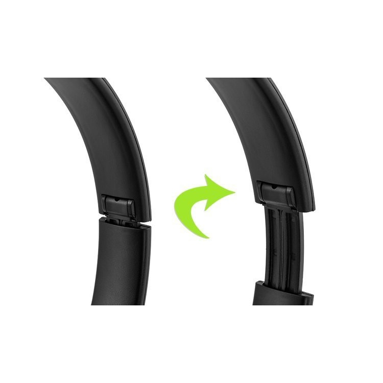 Casti wireless, Fm Radio, Microfon incorporat, Port Micro SD, Pliabile, Negru