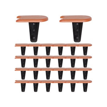 Set 24 x Palisade gradina si paturi de flori, Maro, 38 m x 115 cm Set 24 x Palisade gradina si paturi de flori, Maro, 38 m x 115 cm