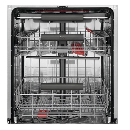 Masina de spalat vase AEG AirDry FFB62700PM, 15 Seturi, 6 Programe, Clasa E, 60 cm, inox