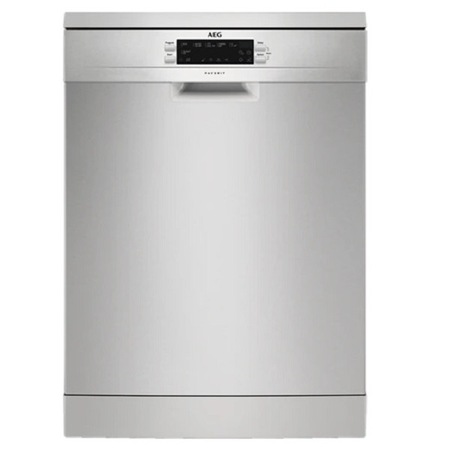 Masina de spalat vase AEG AirDry FFB62700PM, 15 Seturi, 6 Programe, Clasa E, 60 cm, inox