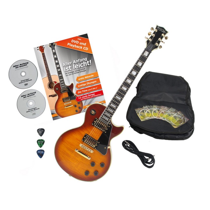 Комплект електрическа китара L-200 OHB Rocktile, С аксесоари