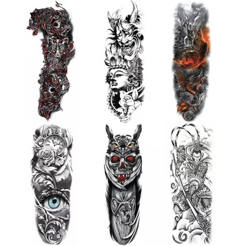 Set 6 Tatuaje Temporare impermeabil, Extra mare, Pentru brate sau picioare si corp, Dimensiune 17.8x 48cm, WTTJ-S003 Set 6 Tatuaje Temporare impermeabil, Extra mare, Pentru brate sau picioare si corp, Dimensiune 17.8x 48cm, WTTJ-S003