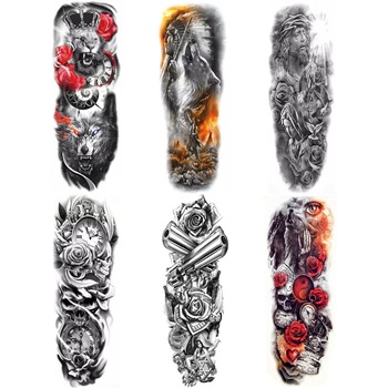 Set 6 Tatuaje Temporare impermeabil, Extra mare, Pentru brate sau picioare si corp, Dimensiune 17.8x 48cm, WTTJ-S002 Set 6 Tatuaje Temporare impermeabil, Extra mare, Pentru brate sau picioare si corp, Dimensiune 17.8x 48cm, WTTJ-S002