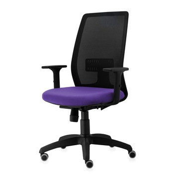 Scaun ergonomic de birou TRAFFIC CHAIRS CONCEPT ECO, mesh NEGRU, sezut MOV, spatar mesh, brate reglabile, mecanism multiblock, role gumate, suport lombar reglabil Scaun ergonomic de birou TRAFFIC CHAIRS CONCEPT ECO, mesh NEGRU, sezut MOV, spatar mesh, brate reglabile, mecanism multiblock, role gumate, suport lombar reglabil